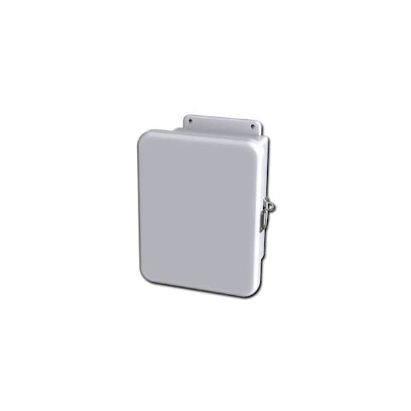 Quick Release Padlock Latch Electrical Enclosures, 9.52 in H, 4.71 in D, 7.52 in W